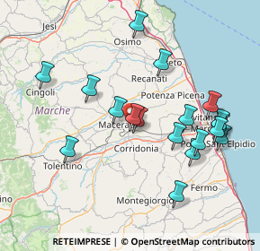 Mappa SP Bivio delle Vergini-Civitanova Marche, 62100 Macerata MC (16.04778)