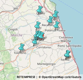 Mappa SP Bivio delle Vergini-Civitanova Marche, 62100 Macerata MC (12.36462)