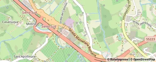 Mappa Siena