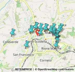 Mappa Via Emanuele Filiberto, 62100 Macerata MC, Italia (0.733)