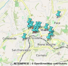 Mappa Via Emanuele Filiberto, 62100 Macerata MC, Italia (0.61385)