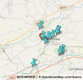 Mappa Via Lorenzoni Maria, 62100 Macerata MC, Italia (2.87545)