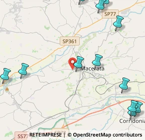 Mappa Piazzale Mario Fattorini, 62100 Macerata MC, Italia (6.35)