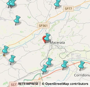 Mappa Via Lorenzoni Maria, 62100 Macerata MC, Italia (6.505)
