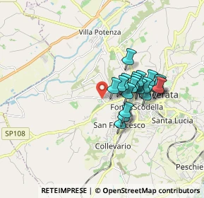 Mappa Piazzale Mario Fattorini, 62100 Macerata MC, Italia (1.3725)