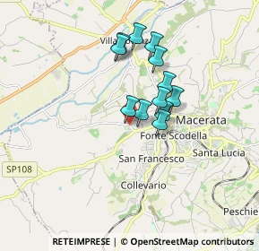 Mappa Piazzale Mario Fattorini, 62100 Macerata MC, Italia (1.32583)