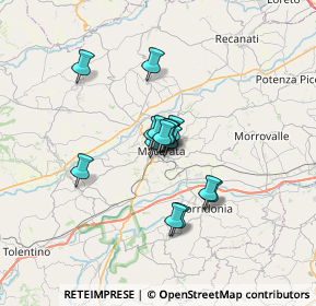 Mappa GIARDINI DIAZ, 62100 Macerata MC, Italia (4.32133)