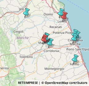 Mappa GIARDINI DIAZ, 62100 Macerata MC, Italia (14.59273)