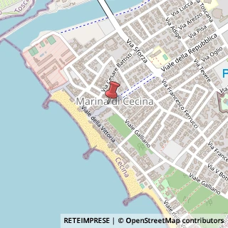 Mappa Viale Galliano,  23, 57023 Cecina, Livorno (Toscana)