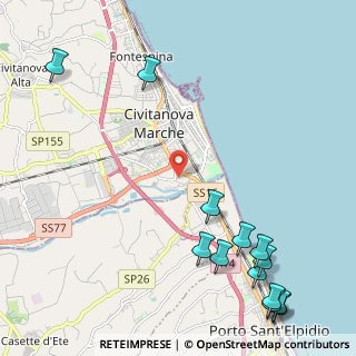 Mappa Via Milazzo, 62012 Civitanova Marche MC, Italia (3.20923)