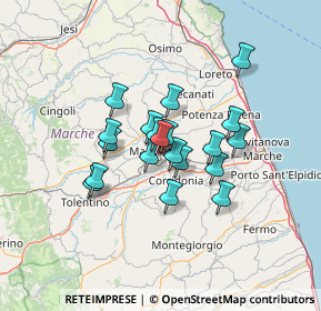 Mappa Via Galasso da Carpi, 62100 Macerata MC, Italia (9.8)