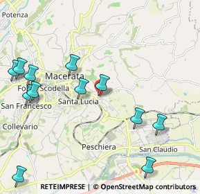 Mappa Via Galasso da Carpi, 62100 Macerata MC, Italia (2.6375)