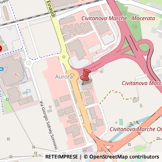 Mappa Via Luigi Einaudi, 280, 62012 Civitanova Marche, Macerata (Marche)