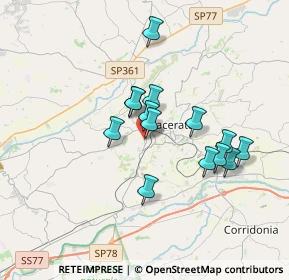 Mappa Via Giovan Battista Contini, 62100 Macerata MC, Italia (2.935)