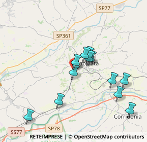 Mappa Via Giovan Battista Contini, 62100 Macerata MC, Italia (3.62917)