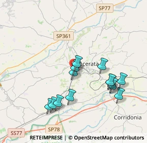 Mappa Via Giovan Battista Contini, 62100 Macerata MC, Italia (3.77)