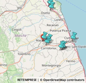 Mappa Via Santa Lucia, 62100 Macerata MC, Italia (20.45071)
