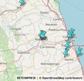 Mappa Via Santa Lucia, 62100 Macerata MC, Italia (25.17)