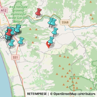 Mappa Via della Fornace, 56040 Casale Marittimo PI, Italia (6.2655)