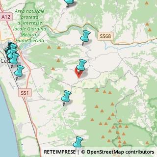Mappa Via della Fornace, 56040 Casale Marittimo PI, Italia (7.2945)