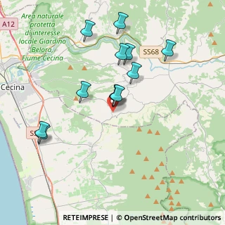 Mappa Via della Fornace, 56040 Casale Marittimo PI, Italia (3.72083)