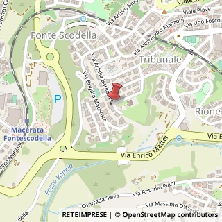 Mappa Via Achille Barilatti, 43, 62100 Macerata, Macerata (Marche)