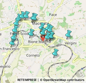 Mappa Piazza XXV Aprile, 62100 Macerata MC, Italia (0.8625)