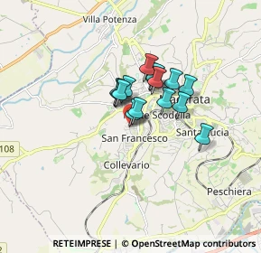 Mappa V. Cassiano Da Fabriano, 62100 Macerata MC, Italia (1.066)