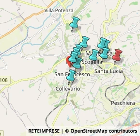 Mappa V. Cassiano Da Fabriano, 62100 Macerata MC, Italia (1.255)