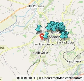 Mappa V. Cassiano Da Fabriano, 62100 Macerata MC, Italia (1.437)