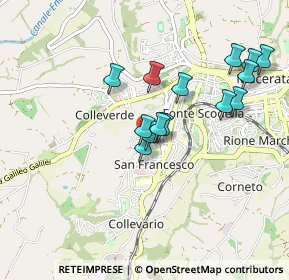 Mappa V. Cassiano Da Fabriano, 62100 Macerata MC, Italia (0.84429)