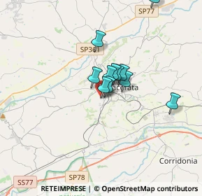 Mappa V. Cassiano Da Fabriano, 62100 Macerata MC, Italia (2.31909)