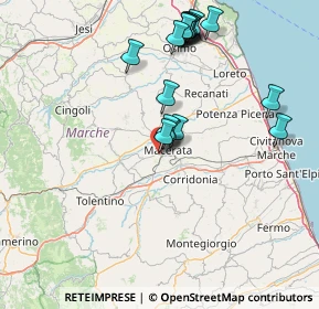 Mappa V. Cassiano Da Fabriano, 62100 Macerata MC, Italia (16.15)