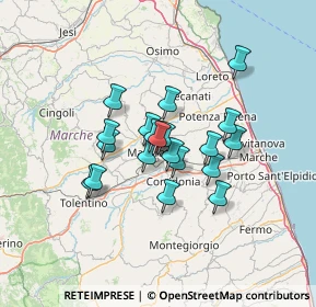 Mappa Contr, 62100 Macerata MC, Italia (9.918)