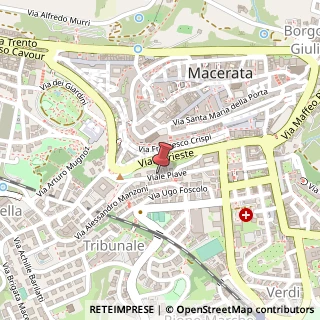 Mappa Viale Piave, 35, 62100 Macerata, Macerata (Marche)