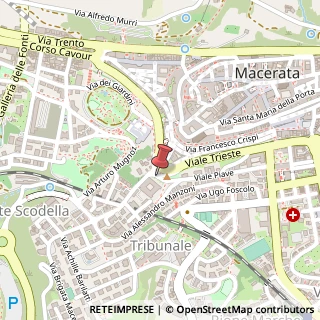 Mappa Via Esposito Giovanni, 3, 62100 Macerata, Macerata (Marche)