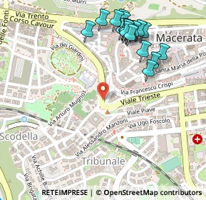 Mappa Viale Francesco Puccinotti, 62100 Macerata MC, Italia (0.299)