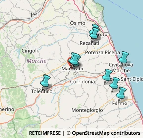 Mappa Viale Francesco Puccinotti, 62100 Macerata MC, Italia (13.81667)