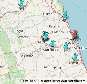 Mappa Via Domenico Rossi, 62100 Macerata MC, Italia (14.42583)