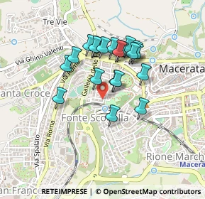 Mappa Via Domenico Rossi, 62100 Macerata MC, Italia (0.369)