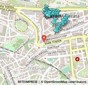Mappa Via dei Sibillini, 62100 Macerata MC, Italia (0.271)