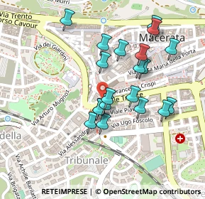 Mappa Via dei Sibillini, 62100 Macerata MC, Italia (0.218)