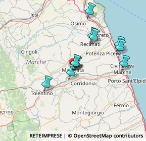 Mappa Viale S. G. Bosco, 62100 Macerata MC, Italia (12.41273)