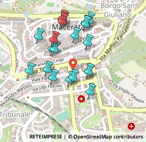 Mappa Viale S. G. Bosco, 62100 Macerata MC, Italia (0.2195)