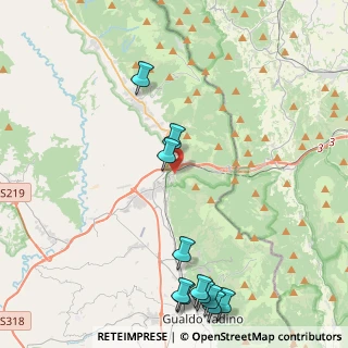 Mappa Via Don Antonio Belardi, 06022 Fossato di Vico PG, Italia (5.68909)