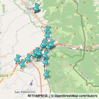 Mappa Via Don Antonio Belardi, 06022 Fossato di Vico PG, Italia (1.8015)