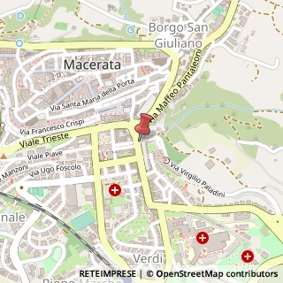 Mappa Corso Fratelli Cairoli, 18, 62100 Macerata, Macerata (Marche)