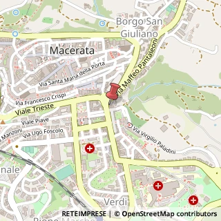 Mappa Corso Fratelli Cairoli, 4, 62100 Macerata, Macerata (Marche)