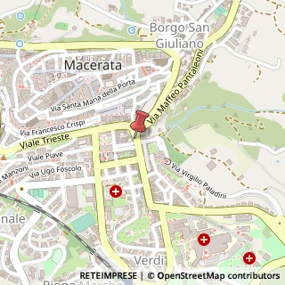 Mappa Corso Fratelli Cairoli, 11, 62100 Macerata, Macerata (Marche)
