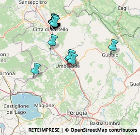 Mappa Via 8 Marzo, 06019 Umbertide PG, Italia (16.3685)